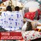 3 Pack Christmas Throw Blanket Prints Fleece Blanket 50 x 60 Inch Plush Holiday Flannel Warm Soft Blankets and Throws Xmas Snowflake Snowman Santa Moose Throw for Gift Couch Bed(Vivid)